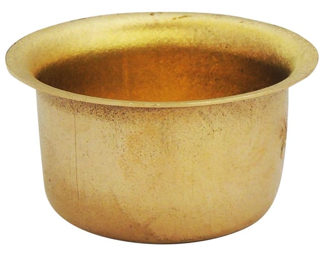 Brass mini bhagona for Children Playing - 1.9*1.9*1 inch (Z248 A)