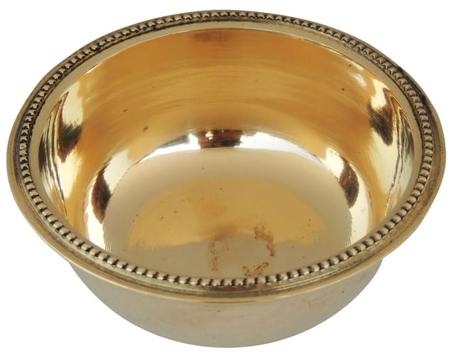 Pure Brass Katori Bowl - 3.5*3.5*1.3 inch (BC115 B)