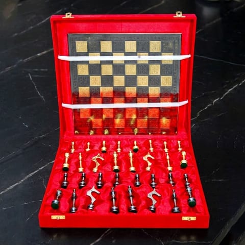 Brass Chess - 11.8*11.8*4 inch (BS363 I)