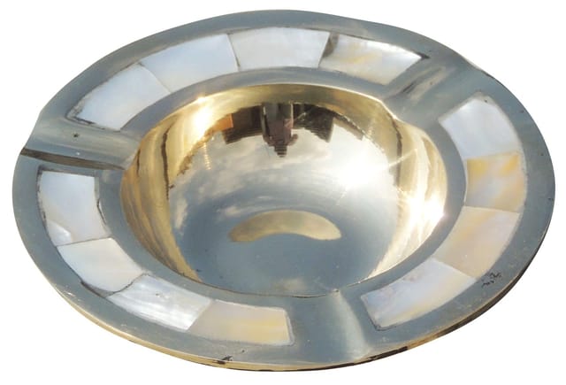 Brass Ashtray, Ash Tray - 4*4*0.8 inch (Z157 D)