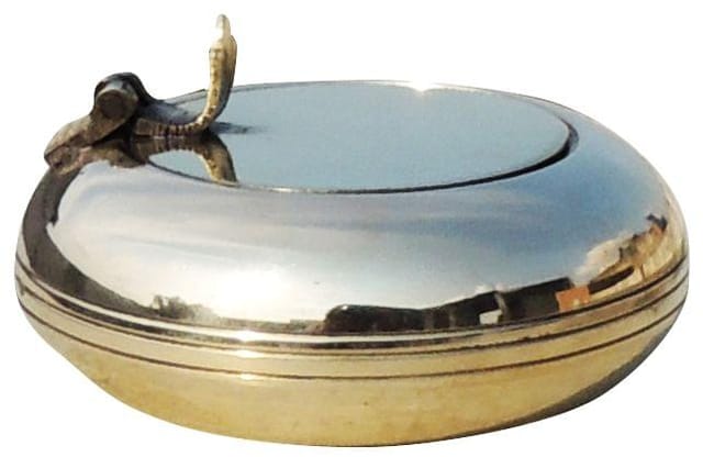Brass Ashtray, Ash Tray  - 2.6*2.6*1.4 inch (Z156 D)