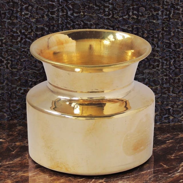 Brass Lota, 220 ML - 3*3*2.8 inch (Z317 C)