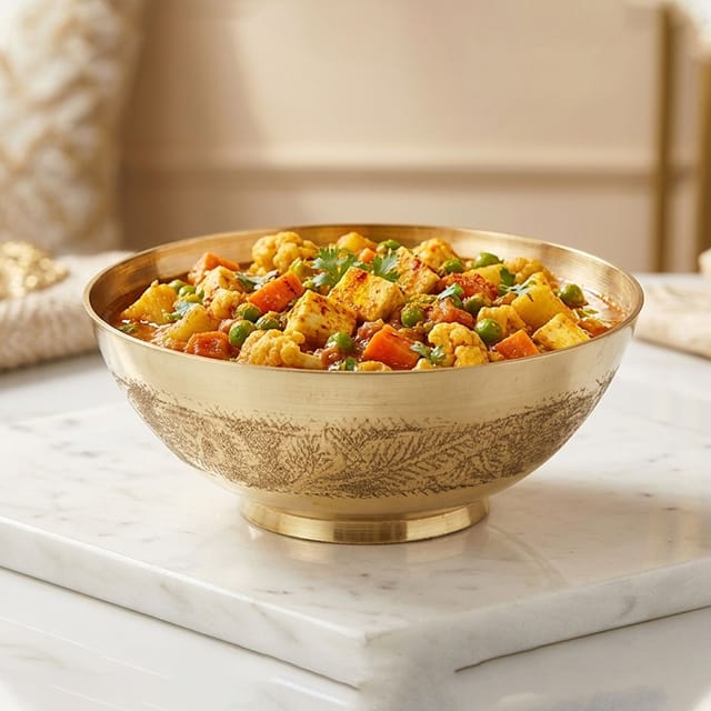 Pure Brass Bowl - 5.4*5.4*2.1 inch (Z215 D)