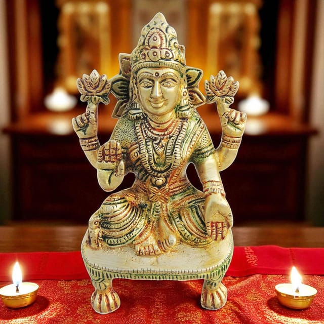 Brass Showpiece Laxmi God idol Statue  (BS1245 L)