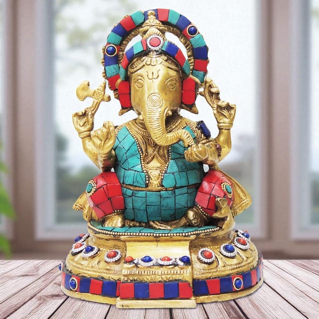 Ganeshji Stone-5.5*4.5*7.5 Inches (BS747 G)