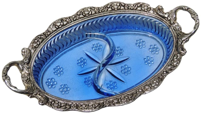 Aluminum Showpiece Anmol Plate Statue - 12*7*2 Inch (AS075)