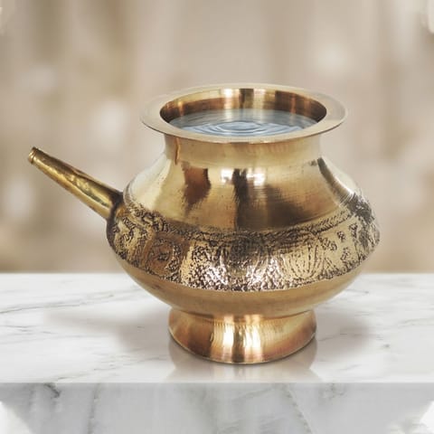 Karwa Lota, Capacity : 350 ML - 4*3.5*3 Inch (Z310 D)