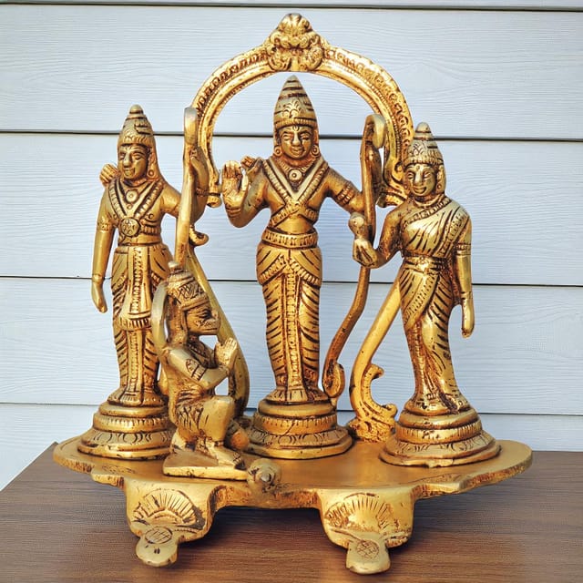 Brass Ram Darbar Same Base - 6.5*5*7 Inch (BS798 A)