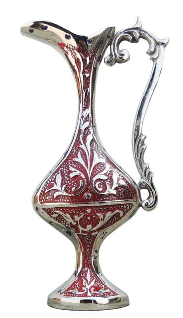 Brass Home & Garden Decorative Surahi Shape Flower Pot, Vase - 3.8*5.5*7 Inch (F314 B)