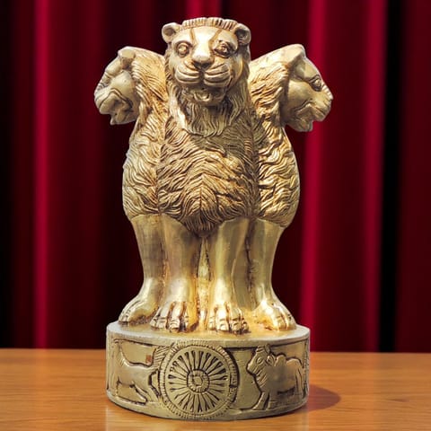 Brass Wall Hanging Showpiece Ashok Lath Statue - 4.5*2.5*6.5 Inch (BS1723 B)