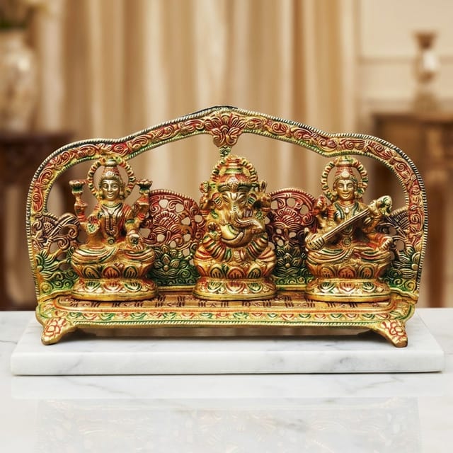 Brass Showpiece LGS God Idol Statue - 10*2.2*5.2 Inch (BS1247 A)