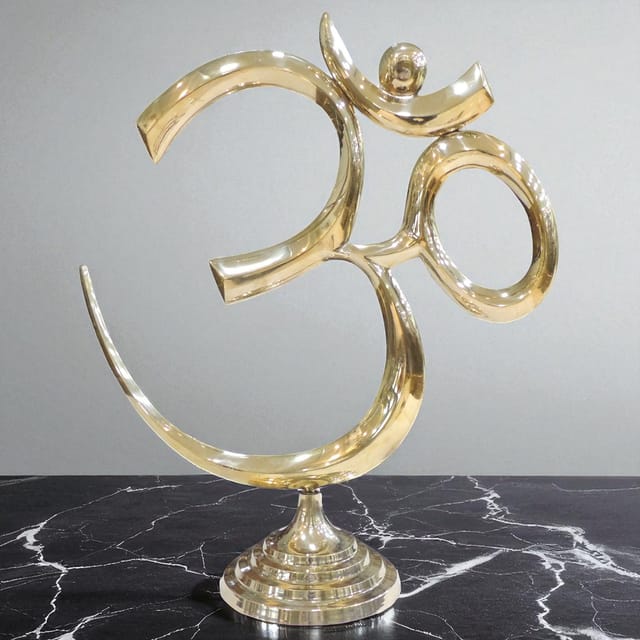 Brass Home Decor Standing Om - 20*7.5*24 Inch (F785 O)
