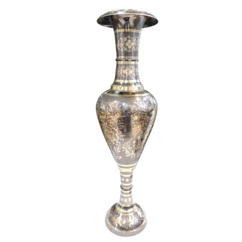 Brass Home Decorative Flower Pot, Vase - 8*23*29.5 Inch (F560 B)