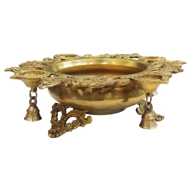 Brass Showpiece Urli God Idol Statue - 13*13*4 Inch (BS1151 X)