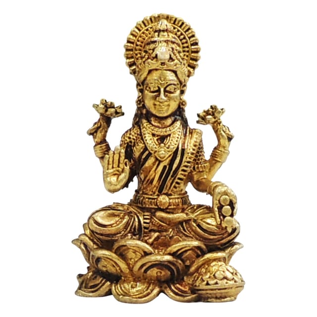 Brass Showpiece Laxmi Ji Statue - 1.5*1.5*2 Inch (BS1894 L)