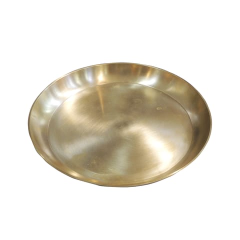Bronze Bella - Traditional Thali - 8*8*1 Inch (BC157 A)