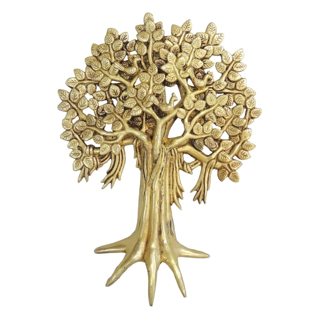 Brass Tree of Life God Idol Wall Statue - Home Decor - 9*1*12 Inch (BS1427 F)