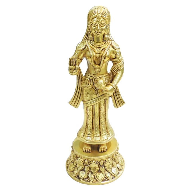 Brass Radha Ji Idol Statue - Religious God Showpiece - 4*4*11 Inch (BS1949 R)