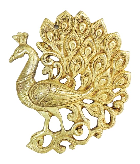 Brass Peacock Wall Statue - Decorative Showpiece  Statue - 3*1.5*5 Inch (BS1954 B)