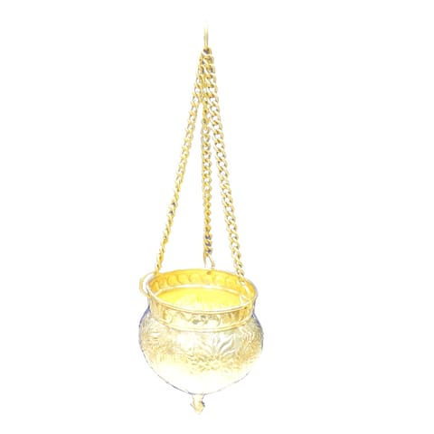 Brass Shiv Jaldhara - Shivling Water Pot - 6.5*6.5*8.2 Inch (F797 B)