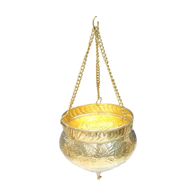 Brass Shiv Jaldhara - Shivling Water Pot - 10*10*11 Inch (F797 D)