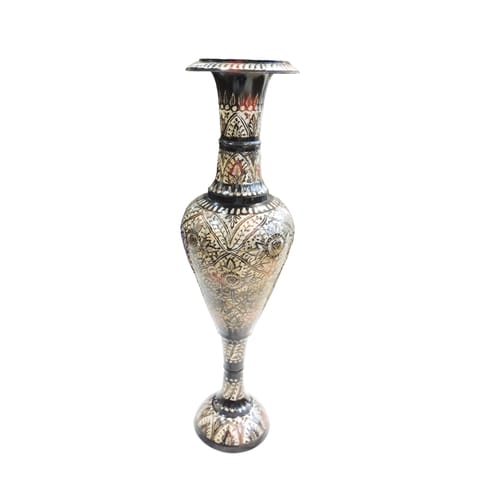Brass Flower Pot Vase - Tall Decorative Home Vase - 8*8*29 Inch (F800 E)