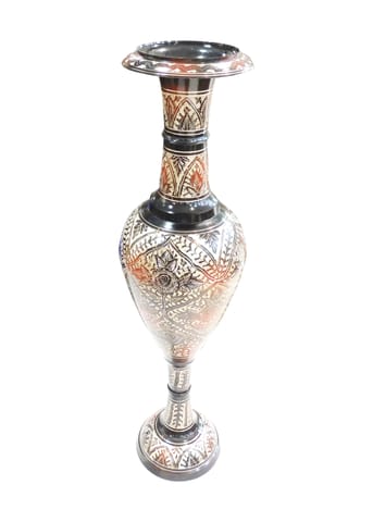 Brass Flower Pot Vase - Extra Tall Decorative Vase - 9*9*34 Inch (F800 F)