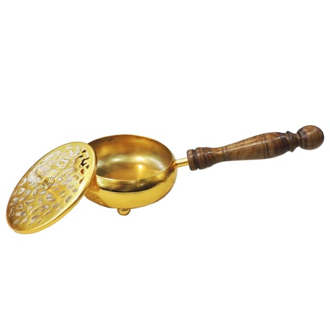 Iron Loban Dan Incense Burner - Traditional Design - 9*4*3 Inch (I197 G)