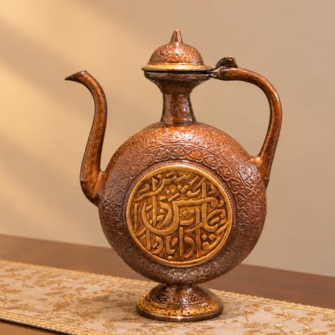 Brass Decorative Showpiece Surahi, Aftaba - 11*4*14.5 Inch (BS1492 A)