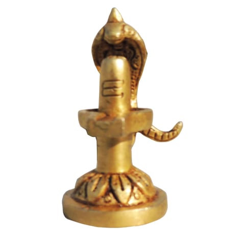 Brass Showpiece Shivling Small God Idol Statue - 1.7*1.5*2.5 Inch (BS1673 D)