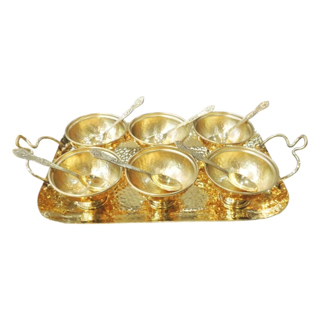 Showpiece Tray Diwali Gifting Item - 16.5*9.5*3.2 Inch (B317 D)