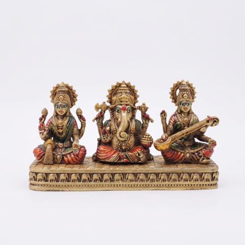 Brass Showpiece LGS God Idol Statue - 4.5*1.6*3 Inch (BS1772 C)