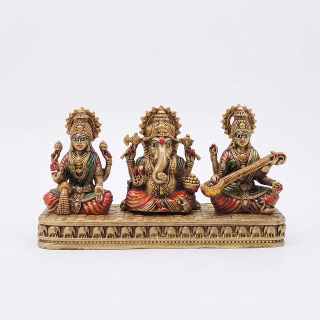 Brass Showpiece LGS God Idol Statue - 4.5*1.6*3 Inch (BS1772 C)
